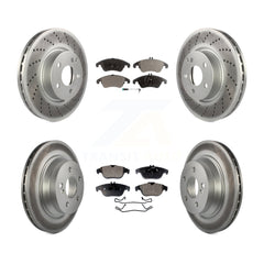 Transit Auto KGF-101809 Disc Brake Kit for 2015 Mercedes-Benz E400 - Front and Rear
