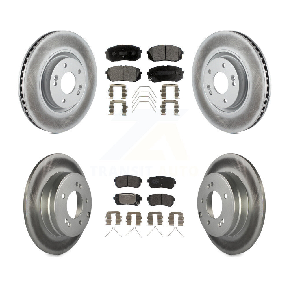Transit Auto KGF-101811 Disc Brake Kit for 2016-2019 Kia Optima - Front and Rear