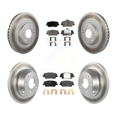 Transit Auto KGF-101812 Disc Brake Kit for 2016-2020 Hyundai Santa Fe Sport, Kia Sorento - Front and Rear