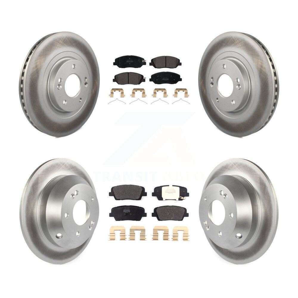 Transit Auto KGF-101813 Disc Brake Kit for 2017-2019 Hyundai Santa Fe, Hyundai Santa Fe XL - Front and Rear
