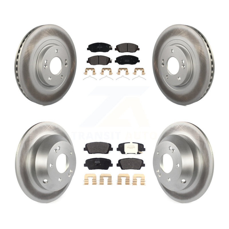Transit Auto KGF-101813 Disc Brake Kit for 2017-2019 Hyundai Santa Fe, Hyundai Santa Fe XL - Front and Rear