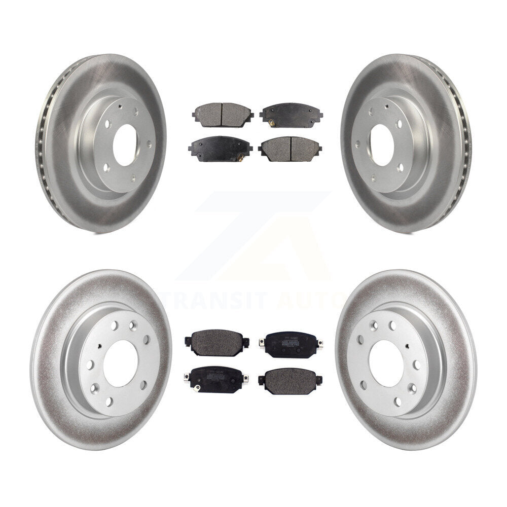 Transit Auto KGF-101816 Disc Brake Kit for 2019-2022 Mazda CX-3 - Front and Rear