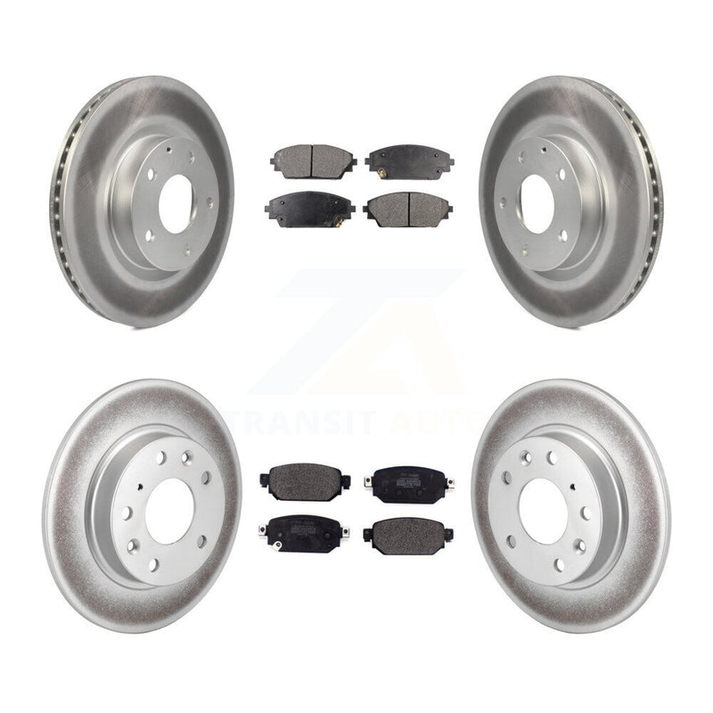 Transit Auto KGF-101816 Disc Brake Kit for 2019-2022 Mazda CX-3 - Front and Rear