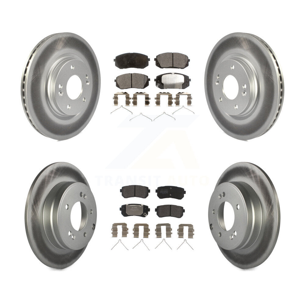 Transit Auto KGF-101818 Disc Brake Kit for 2016-2019 Kia Optima - Front and Rear