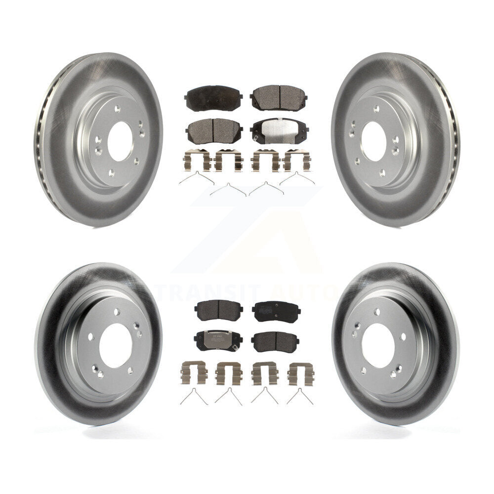 Transit Auto KGF-101819 Disc Brake Kit for 2016 Kia Optima - Front and Rear
