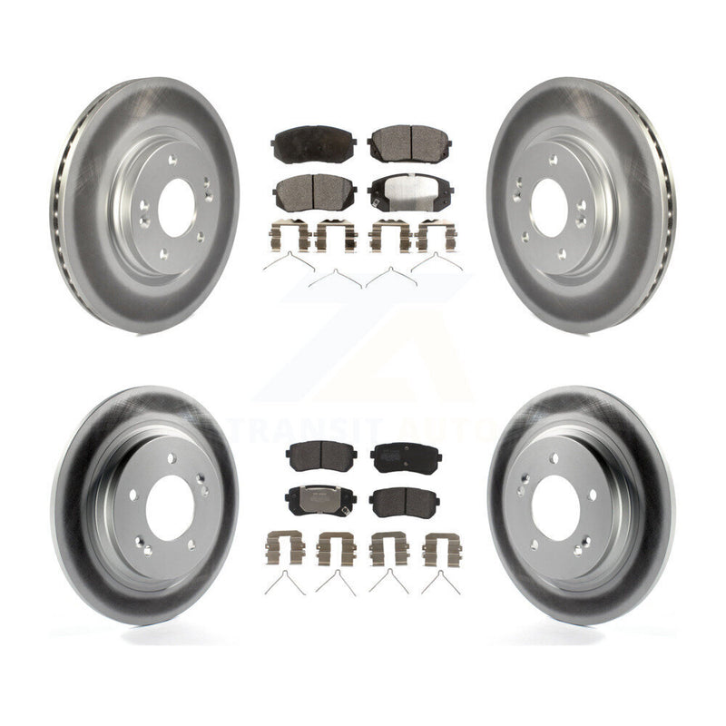 Transit Auto KGF-101819 Disc Brake Kit for 2016 Kia Optima - Front and Rear