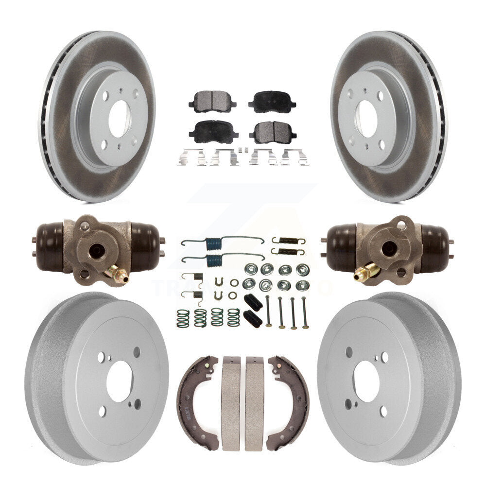 Transit Auto KGF-101821 Disc Brake Kit for 2002 Toyota Corolla - Front and Rear