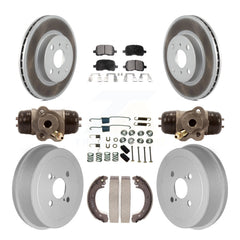 Transit Auto KGF-101821 Disc Brake Kit for 2002 Toyota Corolla - Front and Rear
