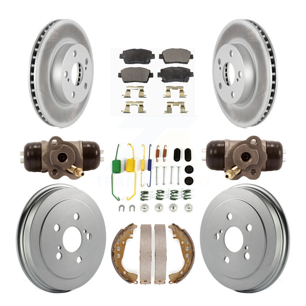 Transit Auto KGF-101827 Disc Brake Kit for 2008 Toyota Prius - Front and Rear