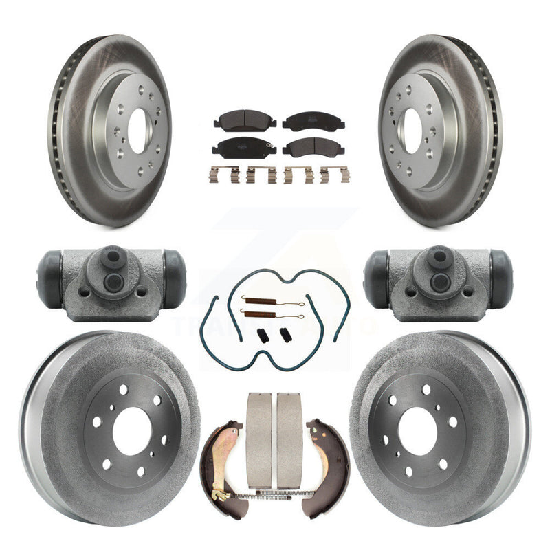 Transit Auto KGF-101830 Disc Brake Kit for 2009 Chevrolet Silverado 1500, GMC Sierra 1500 - Front and Rear