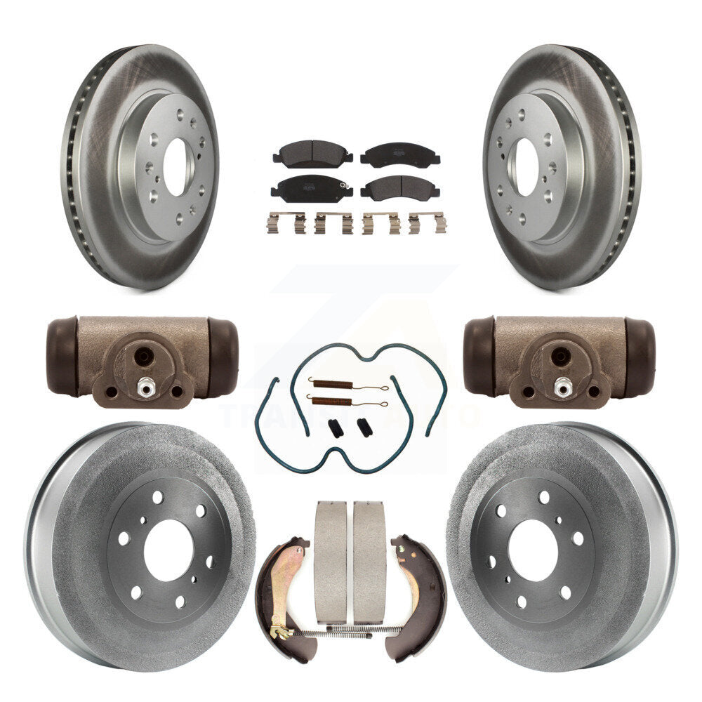 Transit Auto KGF-101831 Disc Brake Kit for 2009 Chevrolet Silverado 1500, GMC Sierra 1500 - Front and Rear