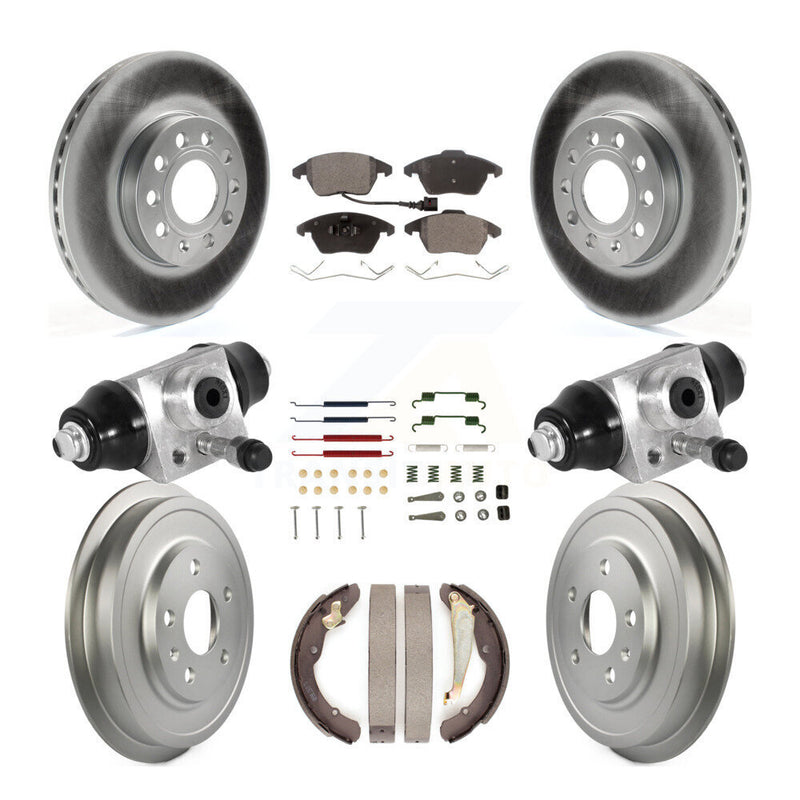 Transit Auto KGF-101840 Disc Brake Kit for 2011-2012 Volkswagen Jetta - Front and Rear