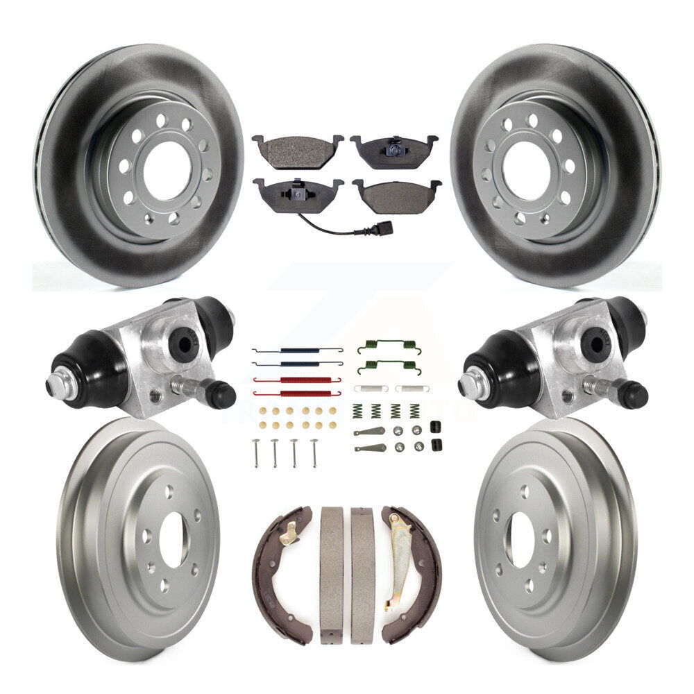 Transit Auto KGF-101841 Disc Brake Kit for 2011-2012 Volkswagen Jetta - Front and Rear
