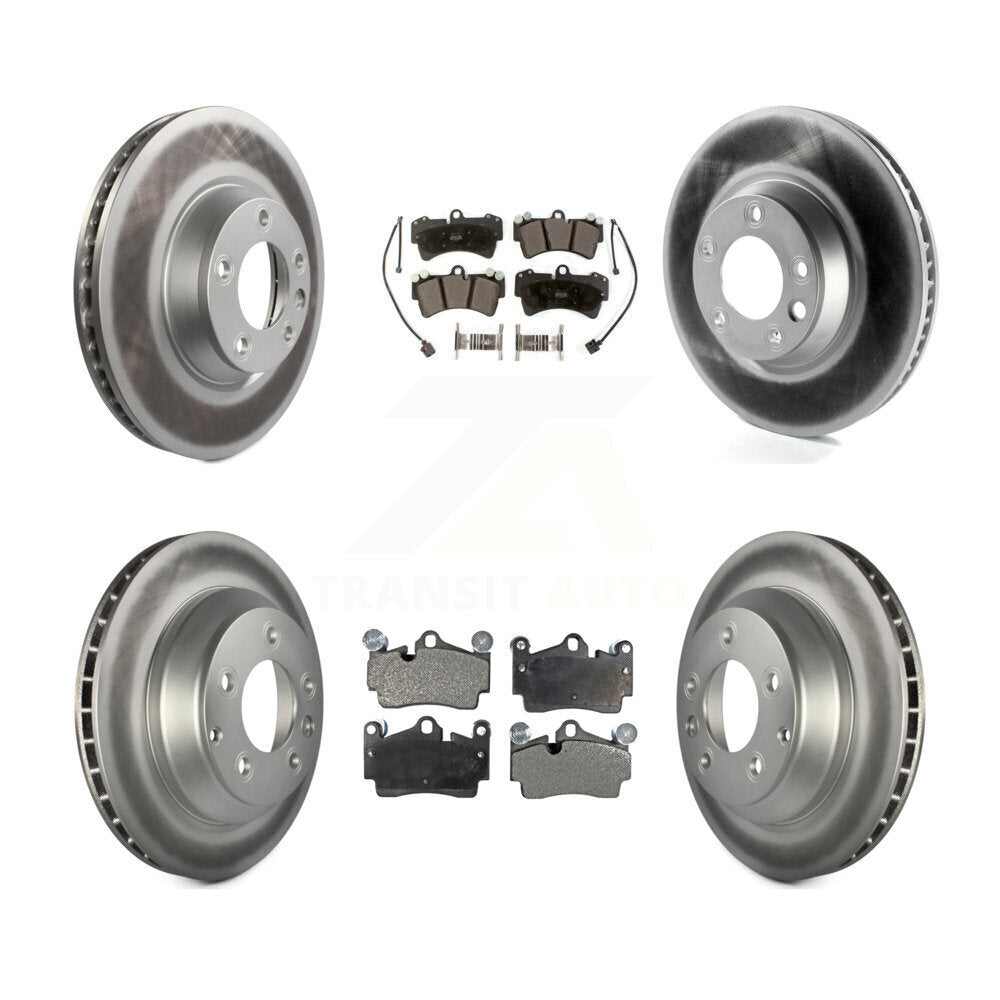 Transit Auto KGF-101858 Disc Brake Kit for 2004-2015 Audi Q7, Volkswagen Touareg - Front and Rear