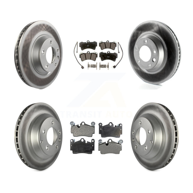 Transit Auto KGF-101858 Disc Brake Kit for 2004-2015 Audi Q7, Volkswagen Touareg - Front and Rear