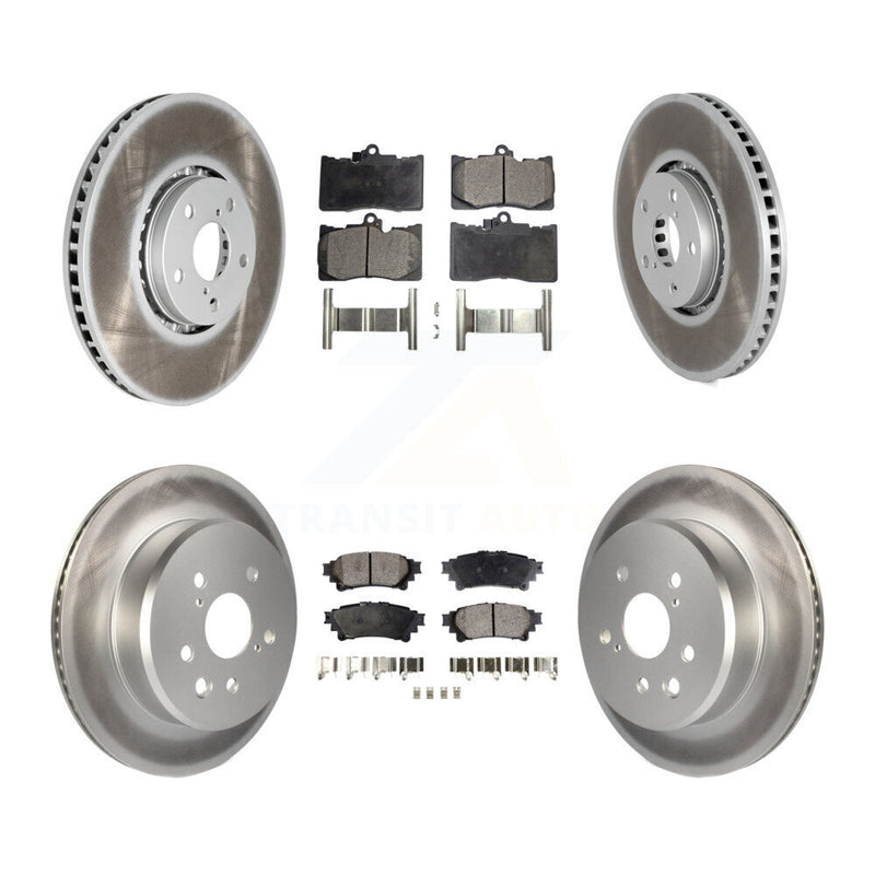 Transit Auto KGF-101859 Disc Brake Kit for 2014-2020 Lexus IS350, Lexus IS300, Lexus IS200t - Front and Rear