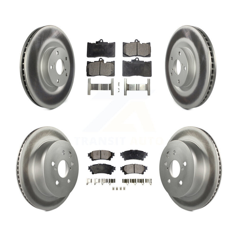 Transit Auto KGF-101860 Disc Brake Kit for 2014-2015 Lexus IS350 - Front and Rear