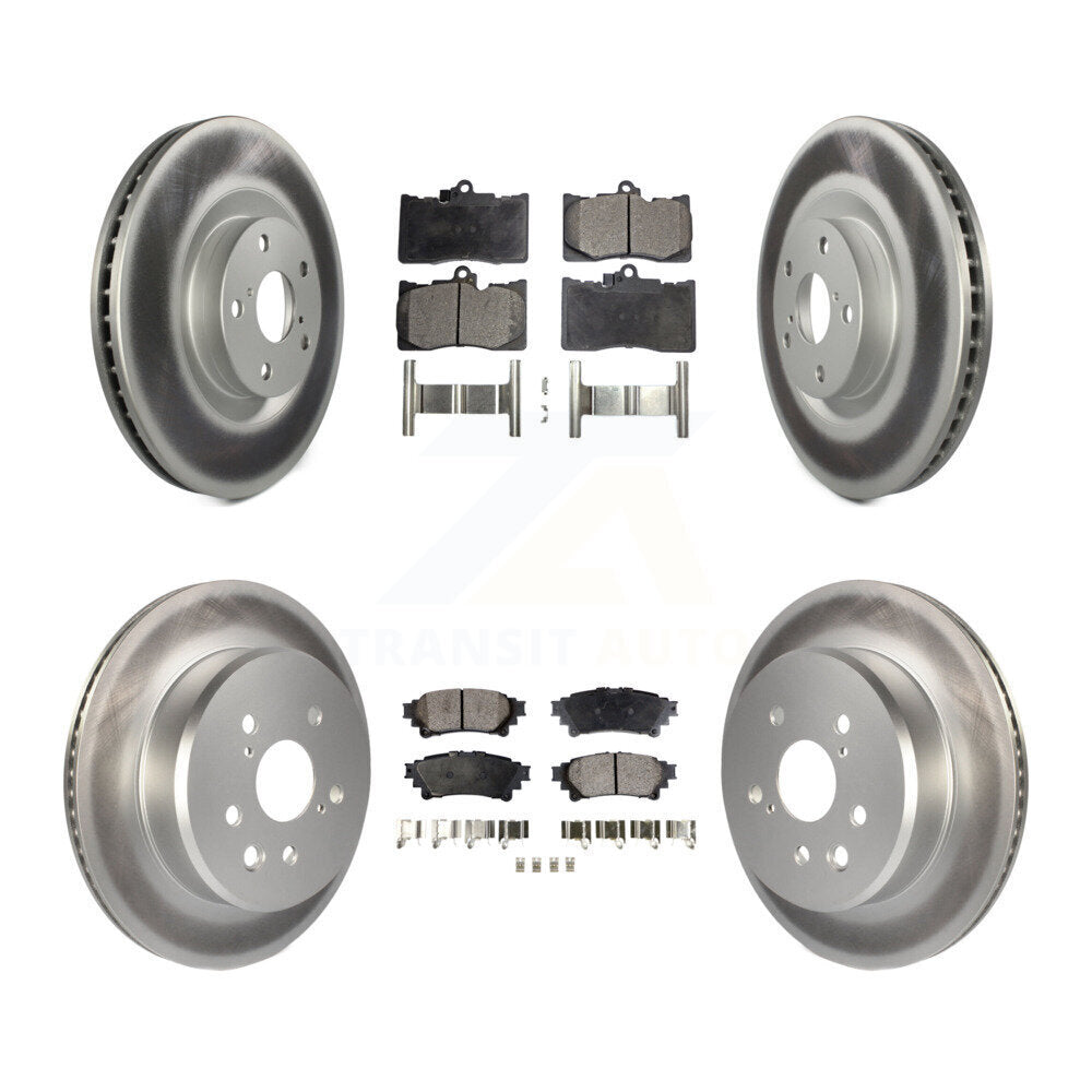 Transit Auto KGF-101861 Disc Brake Kit for 2013-2020 Lexus IS350, Lexus GS300 and More - Front and Rear