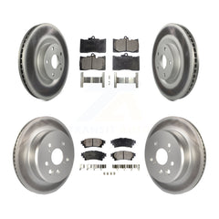 Transit Auto KGF-101861 Disc Brake Kit for 2013-2020 Lexus IS350, Lexus GS300 and More - Front and Rear