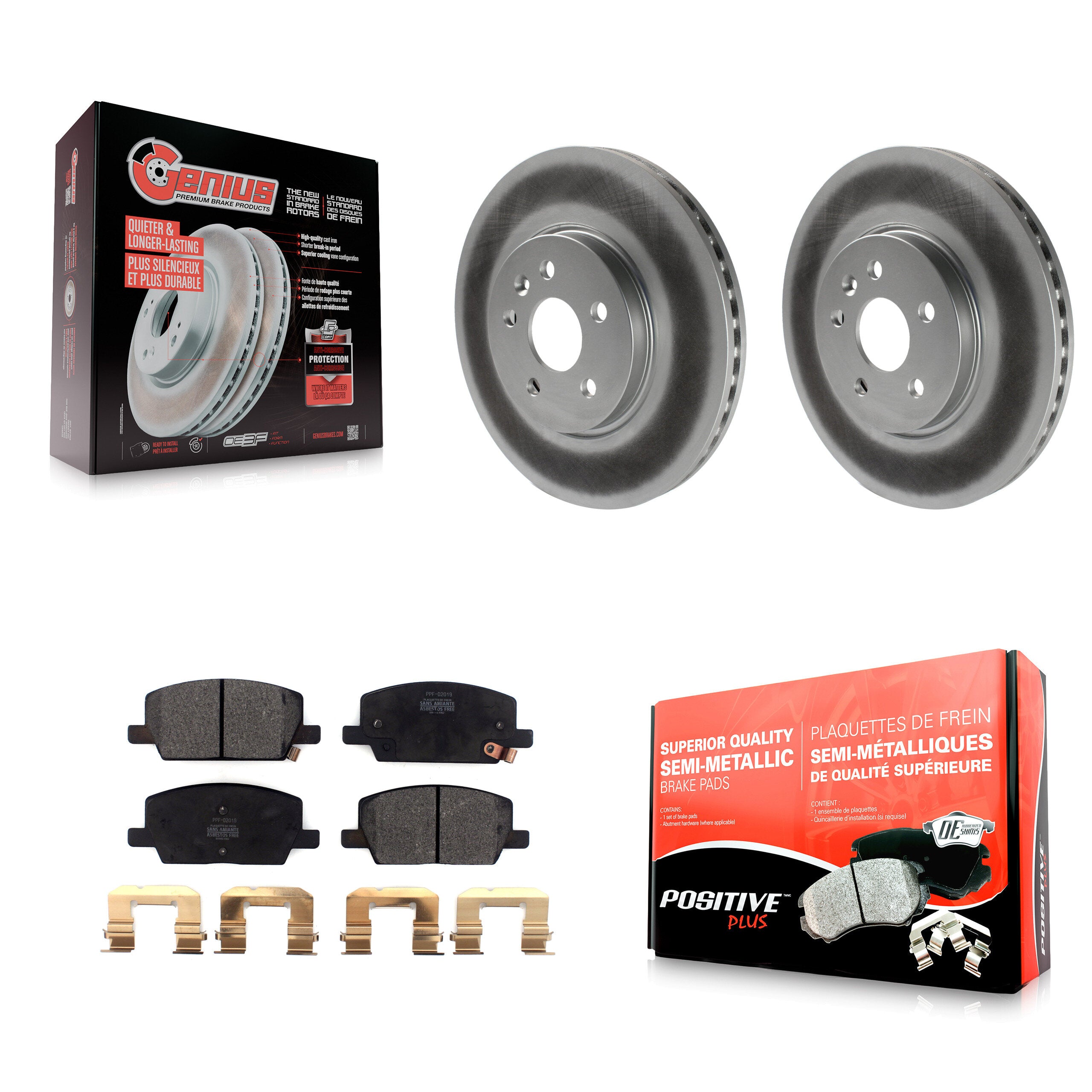 Transit Auto KGF-101863 Disc Brake Kit for 2018-2022 Chevrolet Trax, Buick Encore - Front