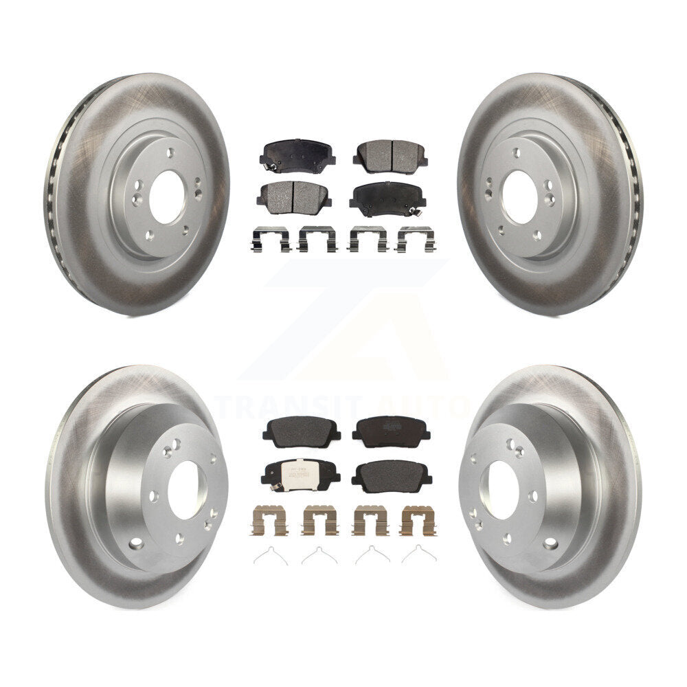 Transit Auto KGF-101868 Disc Brake Kit for 2014-2015 Kia Sorento - Front and Rear
