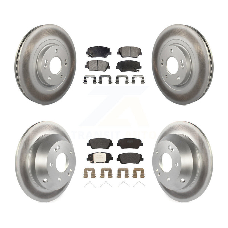 Transit Auto KGF-101868 Disc Brake Kit for 2014-2015 Kia Sorento - Front and Rear