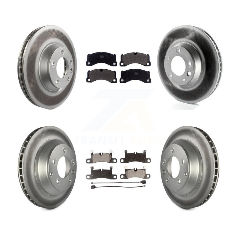 Transit Auto KGF-101875 Disc Brake Kit for 2011-2013 Porsche Cayenne - Front and Rear