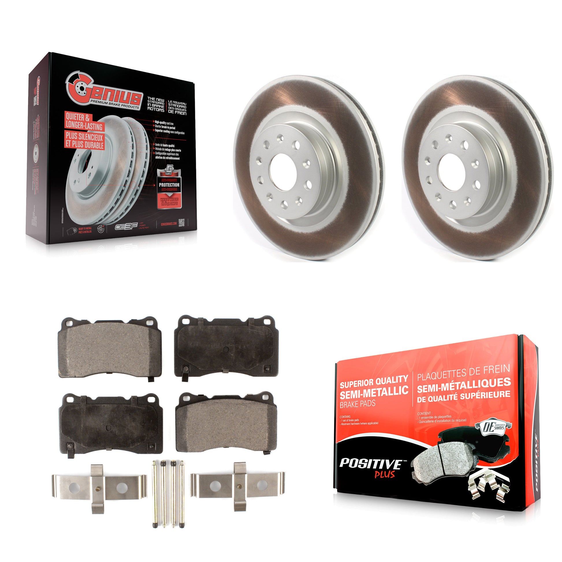 Transit Auto KGF-101877 Disc Brake Kit for 2015-2020 Cadillac CT6, Cadillac CTS - Front