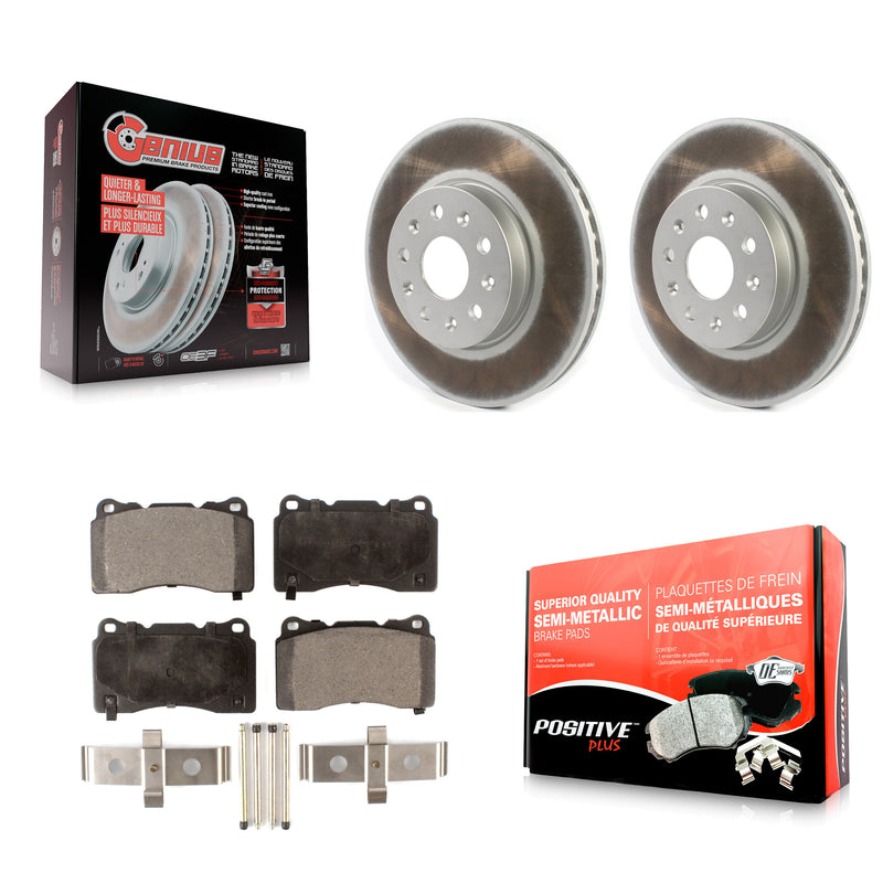 Transit Auto KGF-101880 Disc Brake Kit for 2014-2022 Chevrolet Camaro, Cadillac CTS, Cadillac CT6 - Front