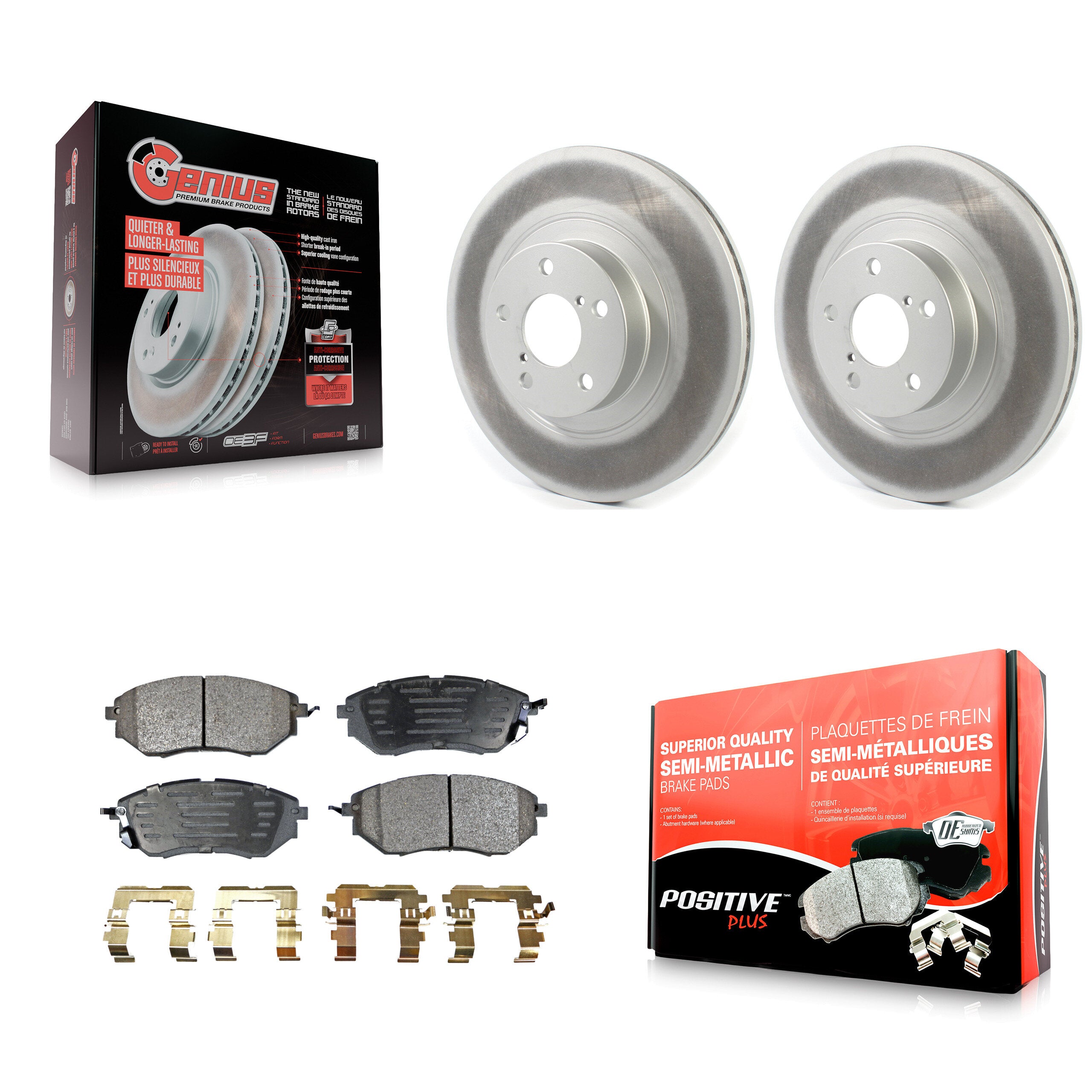 Transit Auto KGF-101898 Disc Brake Kit for 2009 Subaru Legacy - Front