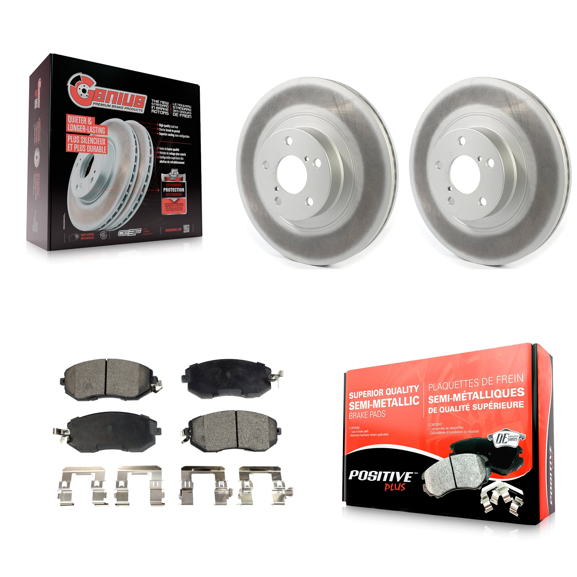 Transit Auto KGF-101899 Disc Brake Kit for 2011-2023 Subaru BRZ, Toyota GR86 and More - Front