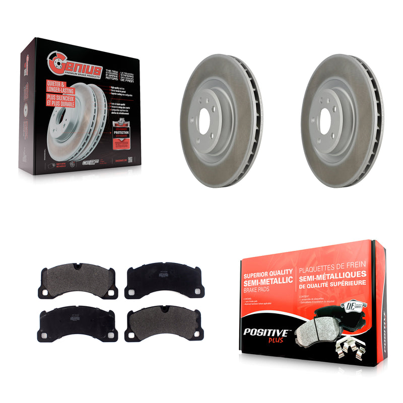 Transit Auto KGF-101901 Disc Brake Kit for 2017 Porsche Macan - Front