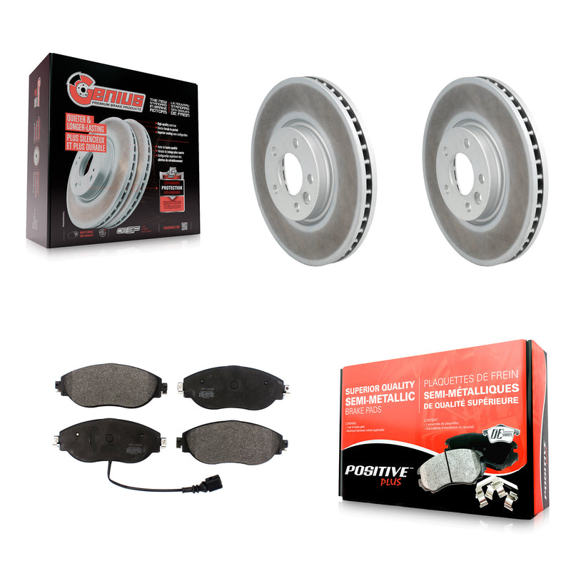 Transit Auto KGF-101905 Disc Brake Kit for 2013-2016 Volkswagen CC - Front