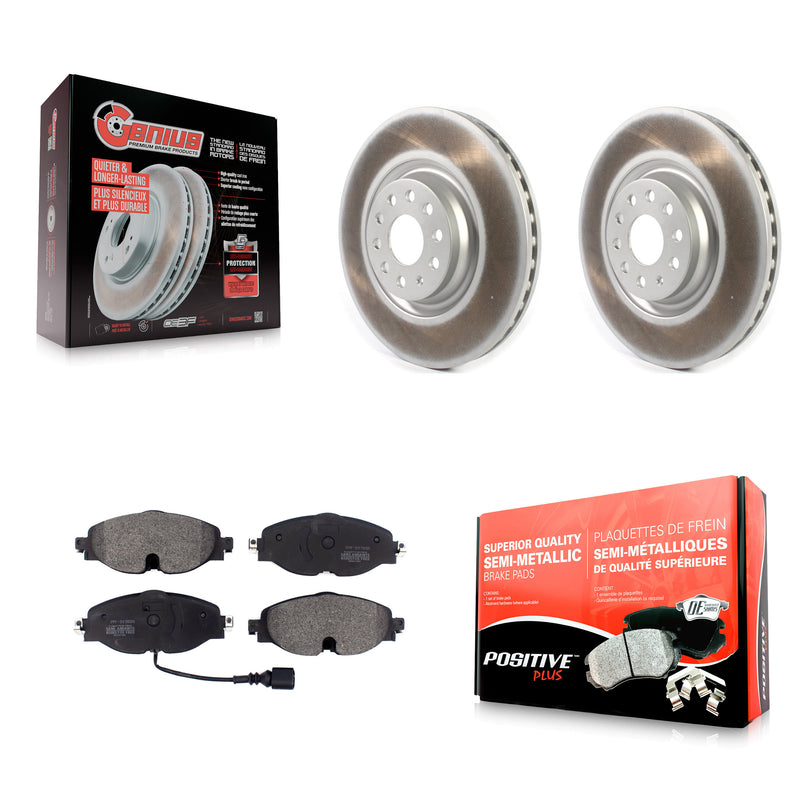 Transit Auto KGF-101912 Disc Brake Kit for 2015-2019 Audi A3, Volkswagen Golf - Front