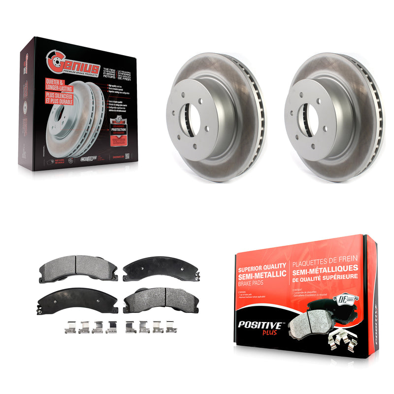 Transit Auto KGF-101915 Disc Brake Kit for 2016-2024 Nissan TITAN XD - Front
