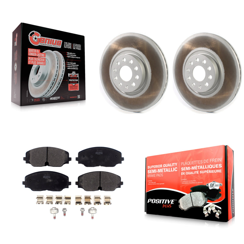 Transit Auto KGF-101926 Disc Brake Kit for 2018-2024 Volkswagen Atlas, Volkswagen Atlas Cross Sport - Front
