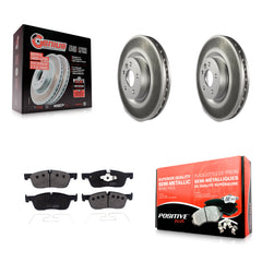 Transit Auto KGF-101932 Disc Brake Kit for 2015-2019 Jaguar E-Pace, Land Rover Discovery Sport, Land Rover Range Rover Evoque - Front