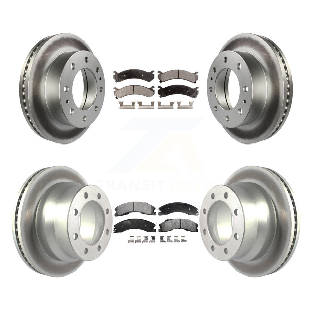 Transit Auto KGF-101933 Disc Brake Kit for 2009-2020 Chevrolet Express 4500, GMC Savana 4500 - Front and Rear
