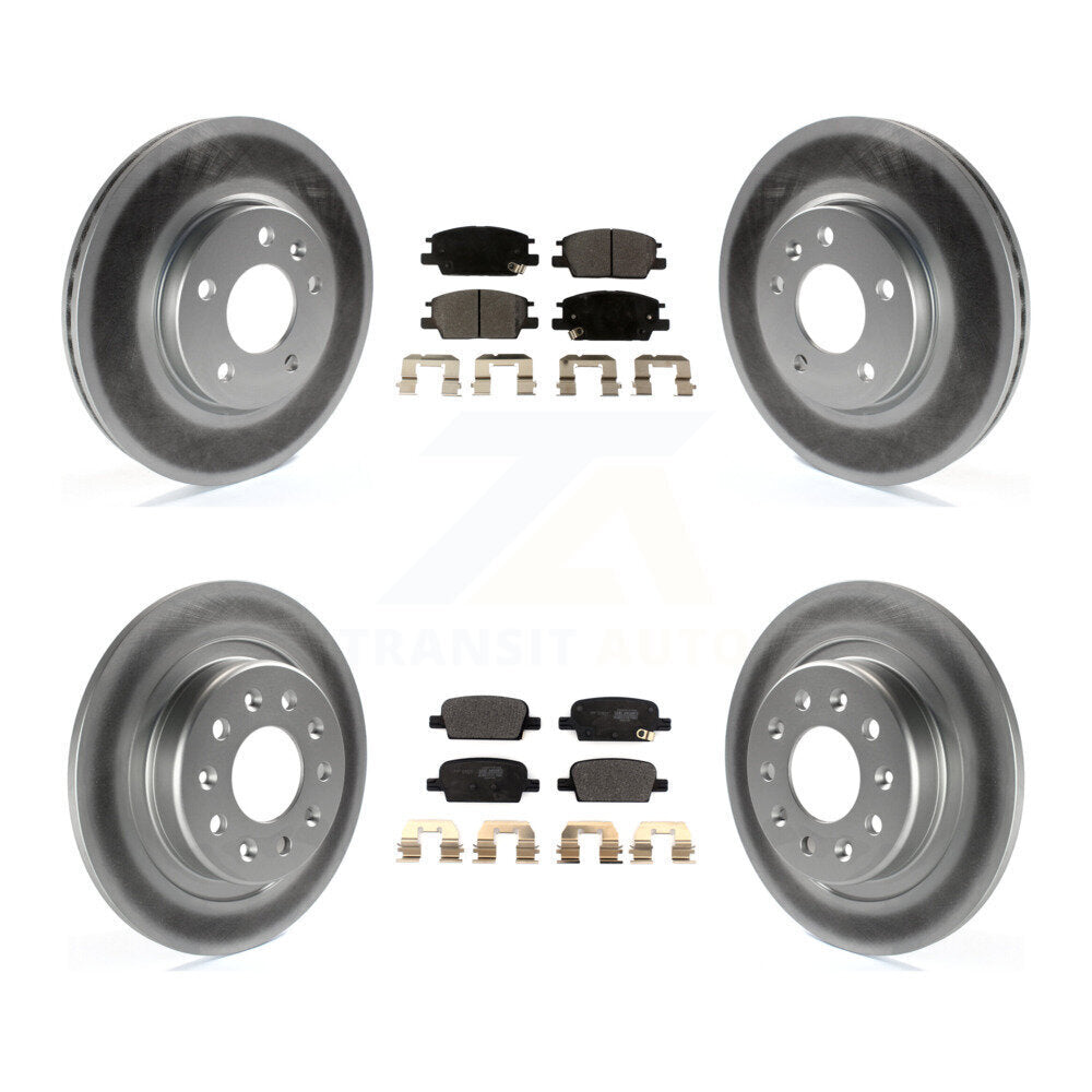Transit Auto KGF-101942 Disc Brake Kit for 2016-2019 Chevrolet Malibu - Front and Rear