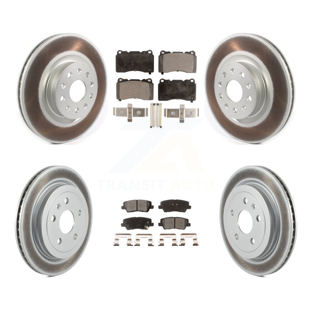 Transit Auto KGF-101946 Disc Brake Kit for 2015 Cadillac CTS - Front and Rear