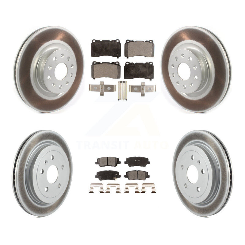 Transit Auto KGF-101946 Disc Brake Kit for 2015 Cadillac CTS - Front and Rear
