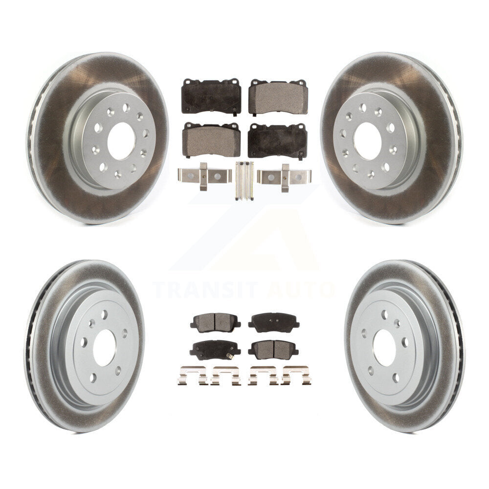 Transit Auto KGF-101948 Disc Brake Kit for 2015-2016 Cadillac CTS - Front and Rear