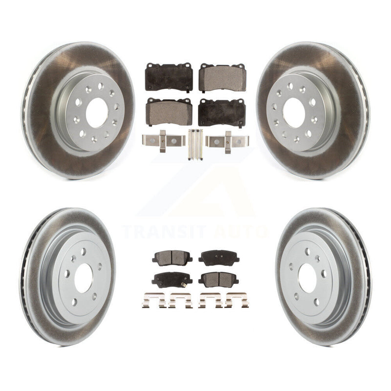 Transit Auto KGF-101948 Disc Brake Kit for 2015-2016 Cadillac CTS - Front and Rear