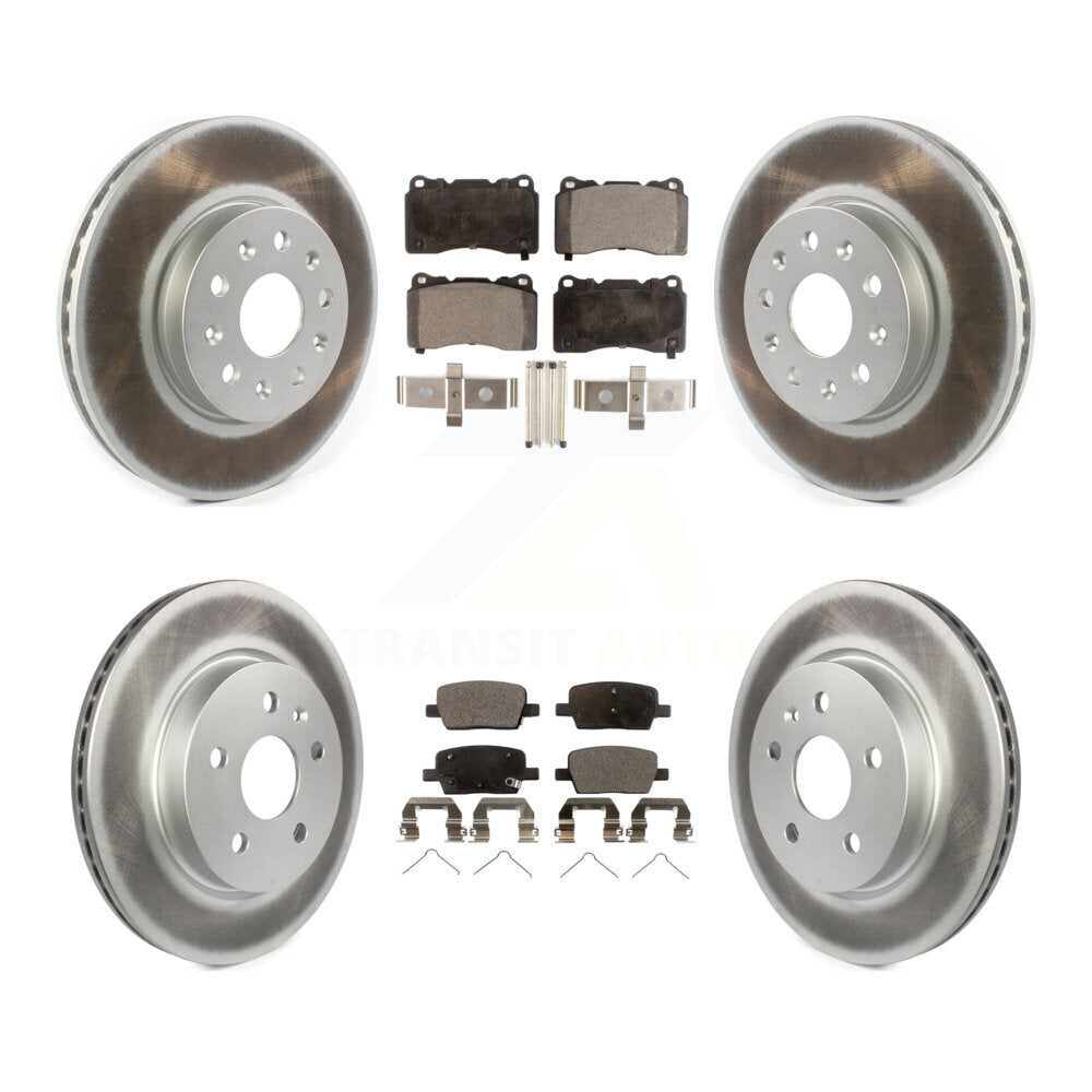 Transit Auto KGF-101949 Disc Brake Kit for 2016-2022 Chevrolet Camaro, Cadillac CT6 - Front and Rear