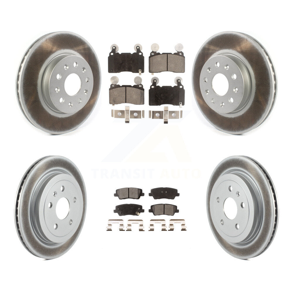 Transit Auto KGF-101952 Disc Brake Kit for 2016-2019 Cadillac CTS - Front and Rear