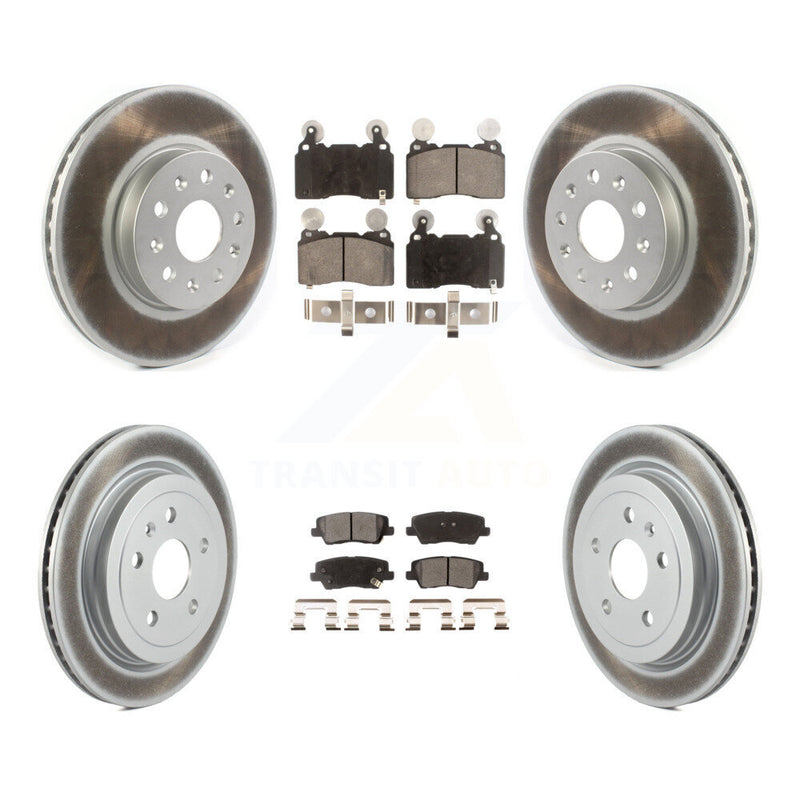 Transit Auto KGF-101952 Disc Brake Kit for 2016-2019 Cadillac CTS - Front and Rear