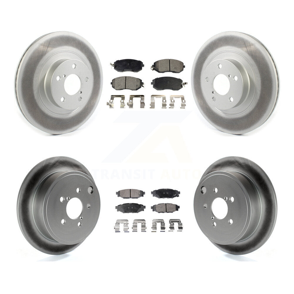 Transit Auto KGF-101972 Disc Brake Kit for 2011-2014 Subaru Impreza, Subaru Legacy and More - Front and Rear