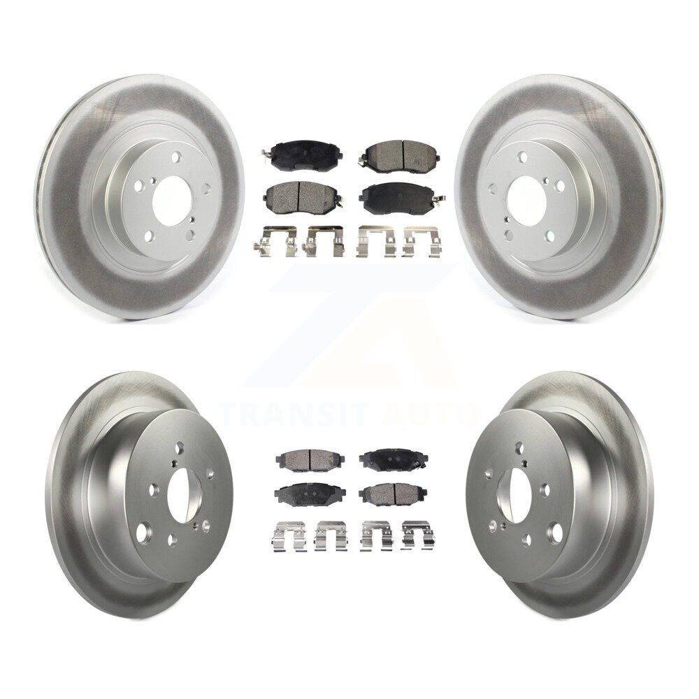 Transit Auto KGF-101973 Disc Brake Kit for 2013-2018 Subaru Crosstrek, Subaru Forester, Subaru XV Crosstrek - Front and Rear
