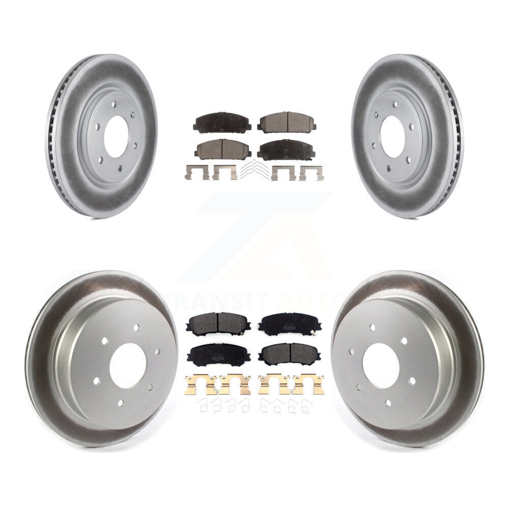 Transit Auto KGF-101983 Disc Brake Kit for 2017-2023 Nissan TITAN - Front and Rear