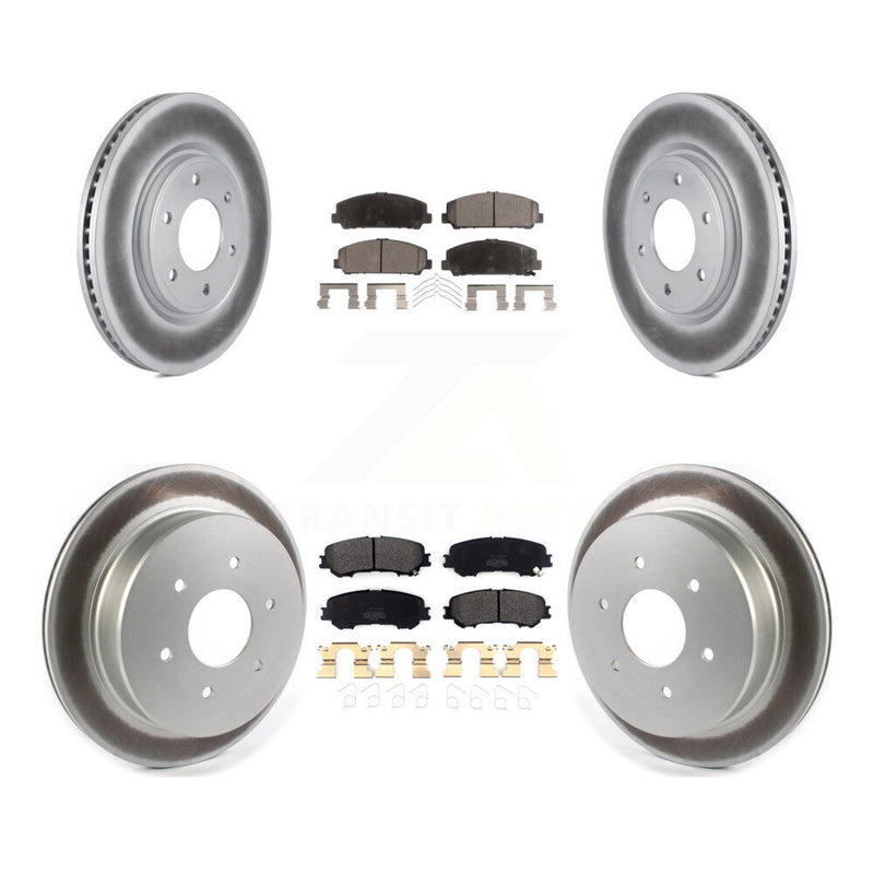 Transit Auto KGF-101983 Disc Brake Kit for 2017-2023 Nissan TITAN - Front and Rear